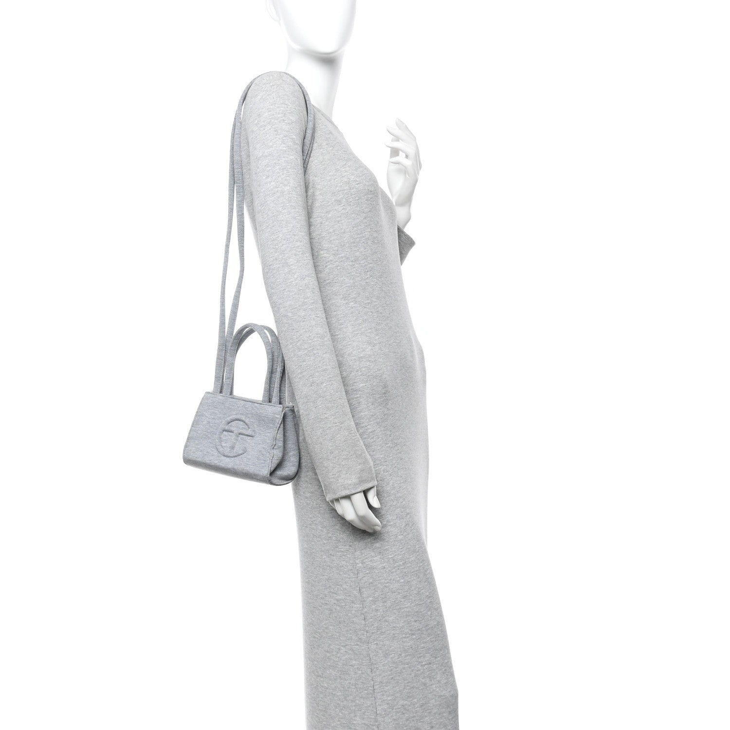 X UGG Fleece Small Shopping Bag Heather Grey