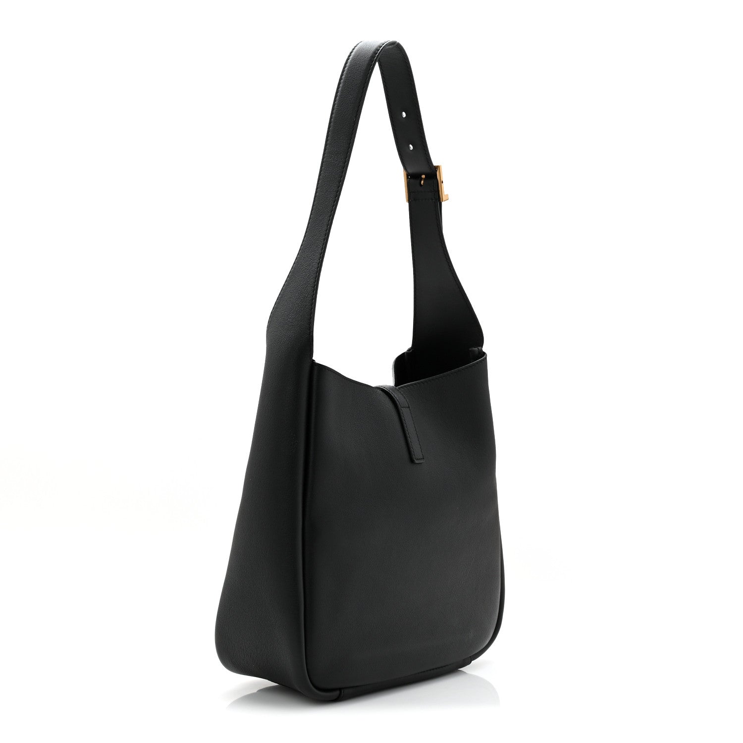 Grained Calfskin Small Le 5 A 7 Soft Hobo Black