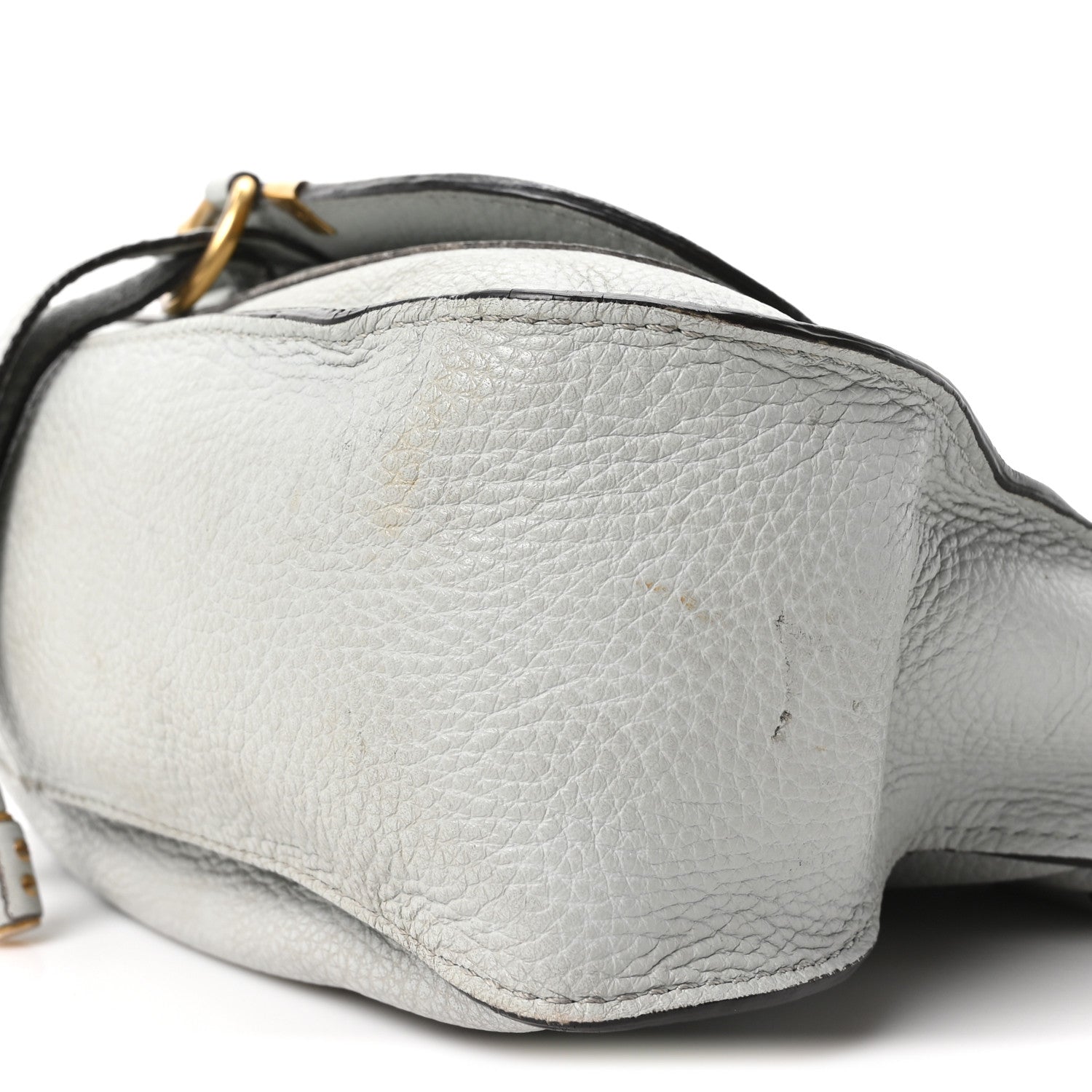 Calfskin Small Marcie Satchel Airy Grey