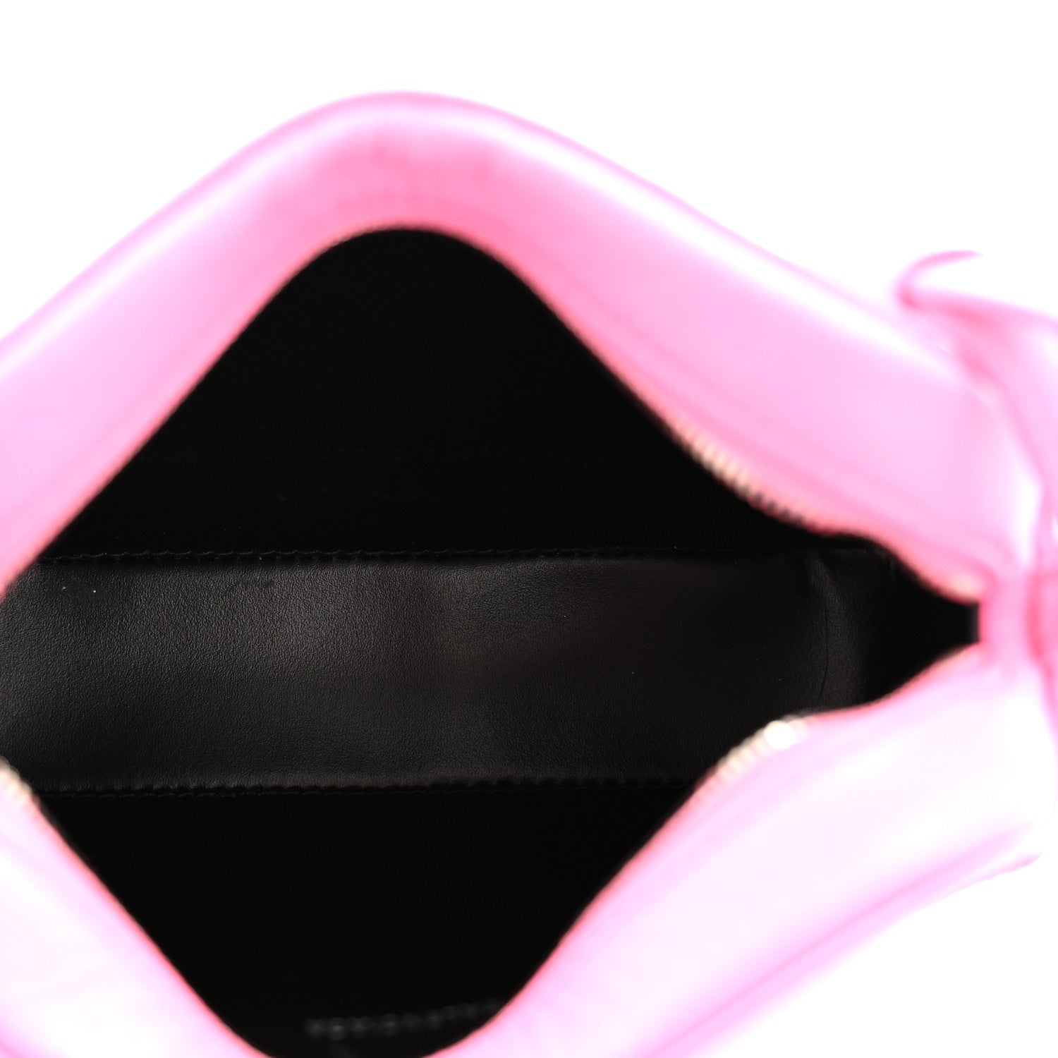 Calfskin Kittens Logo XS Everyday Camera Bag Acid Pink