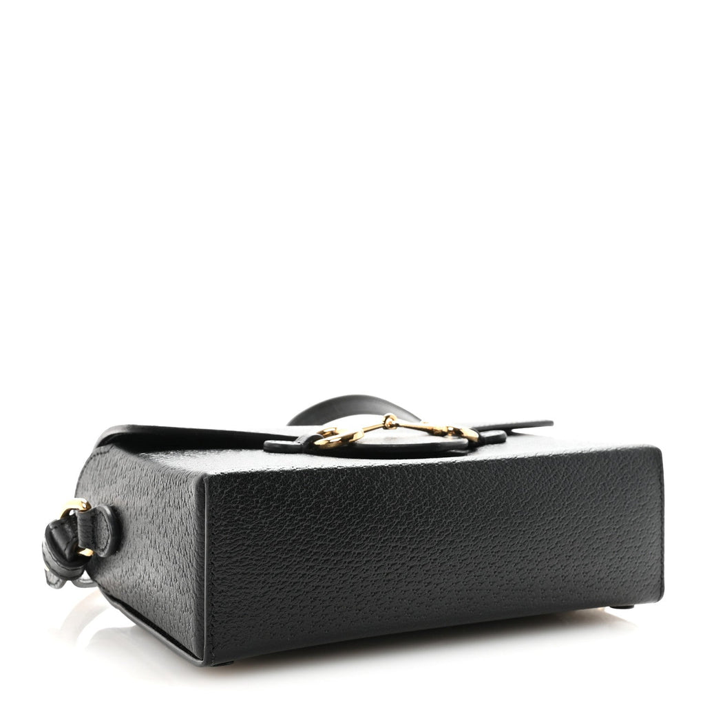 Calfskin Horsebit 1955 Shoulder Bag Black