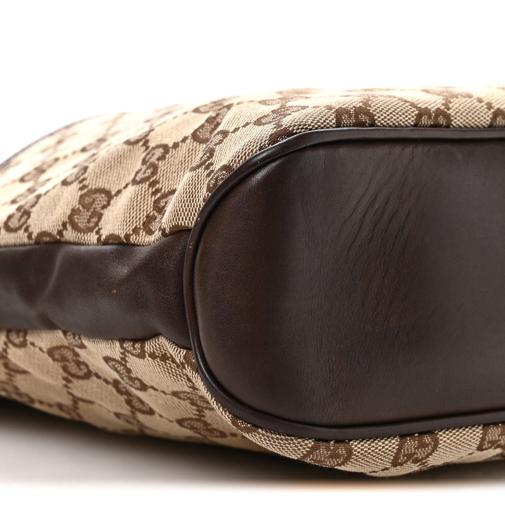 Monogram Braided Shoulder Bag Brown
