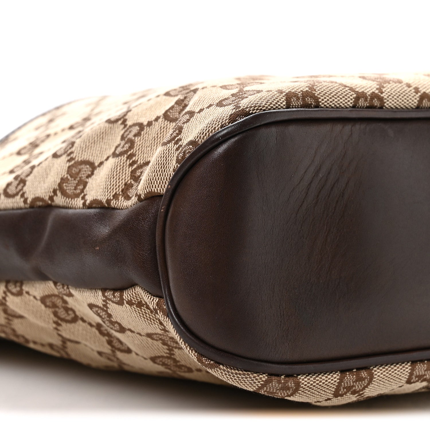 Monogram Braided Shoulder Bag Brown