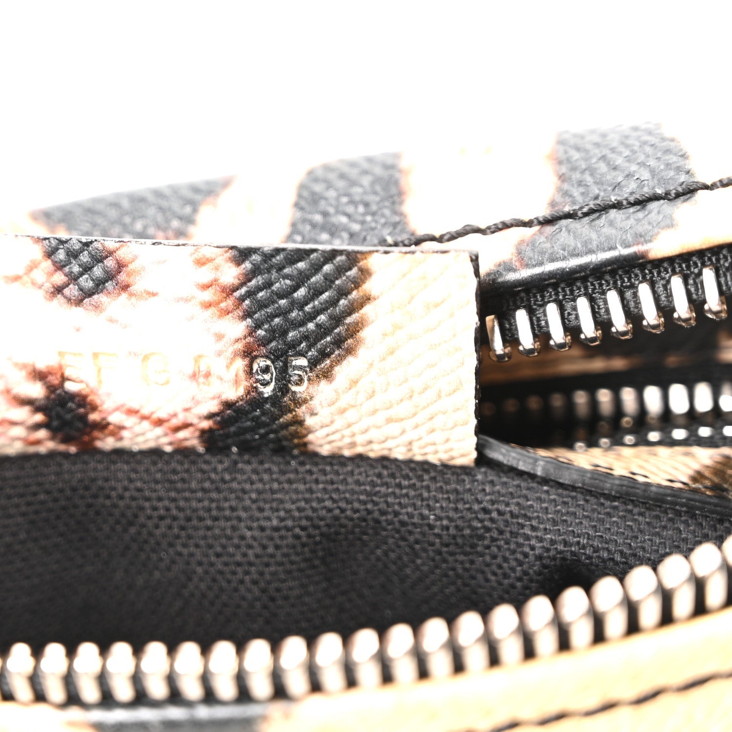 Calfskin Leopard Print Small Pandora Multicolor