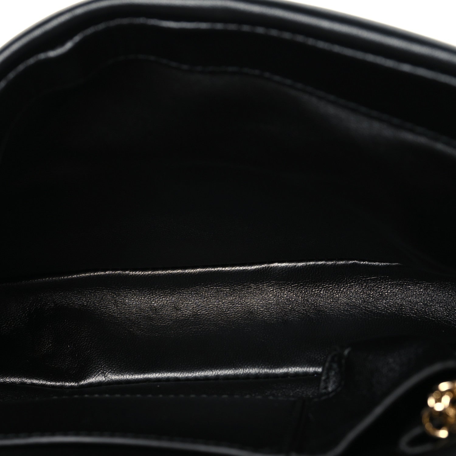 Lambskin Small GG Milano Top Handle Shoulder Bag Black