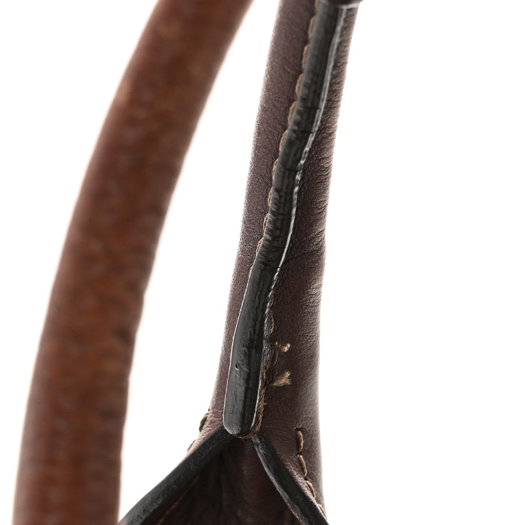 Calfskin Medium Paddington Satchel Chocolate