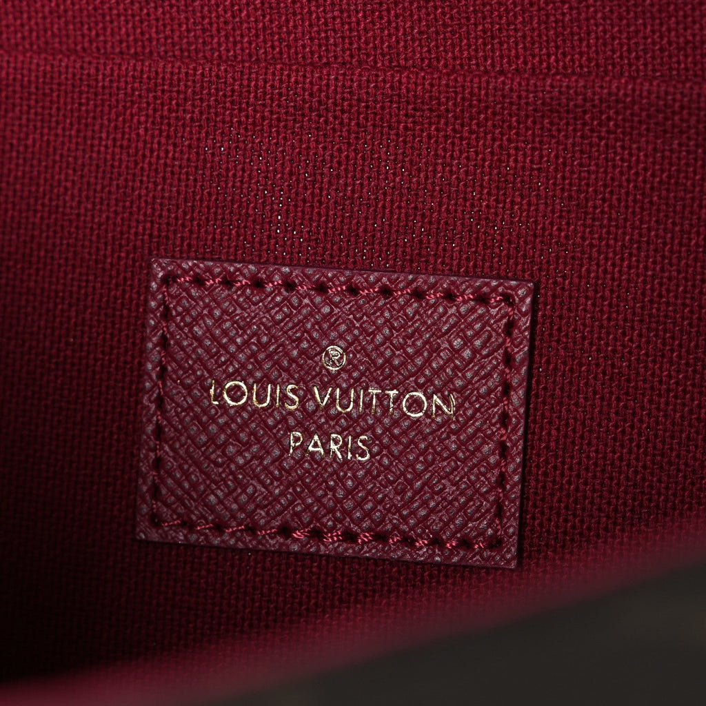 Monogram Pochette Felicie Chain Wallet Fuchsia