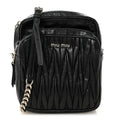 Nappa Matelasse Crossbody Black