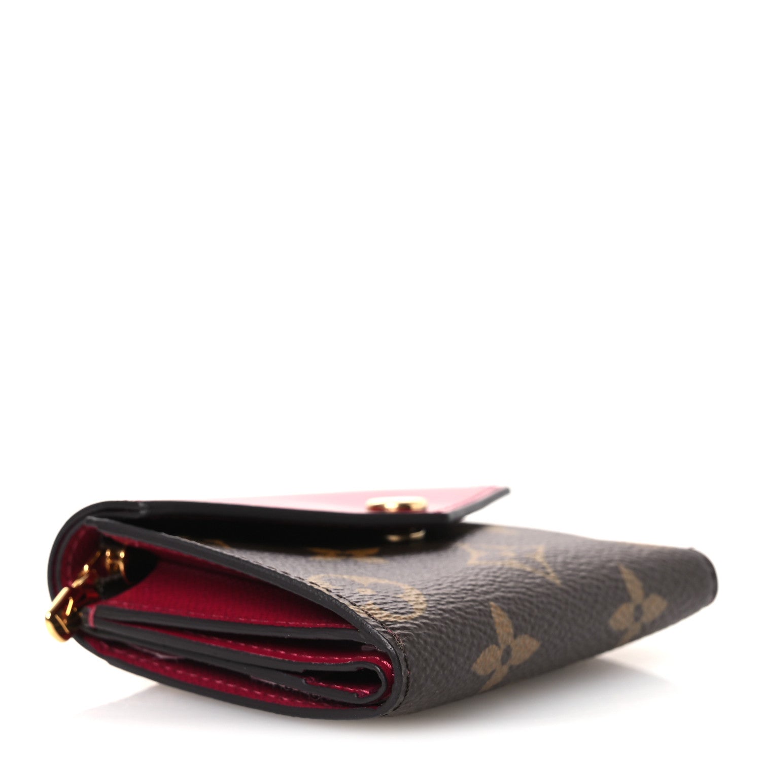 Monogram Zoe Wallet Fuchsia