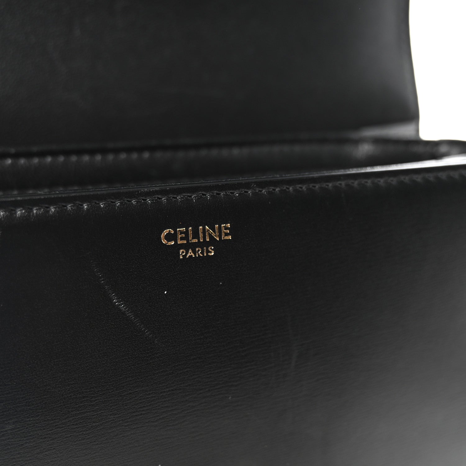 Shiny Calfskin Teen Triomphe Black