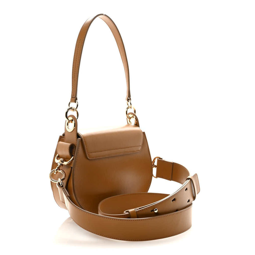 Calfskin Small Tess Bag Pottery Brown