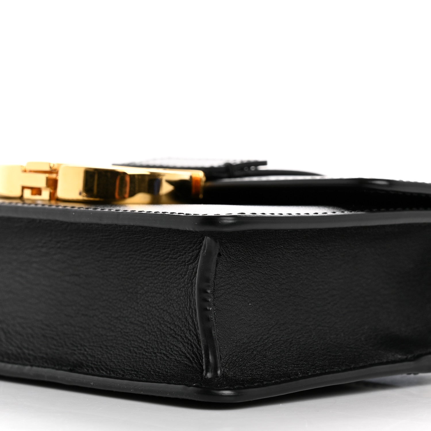 Smooth Calfskin Micro 30 Montaigne Flap Bag Black