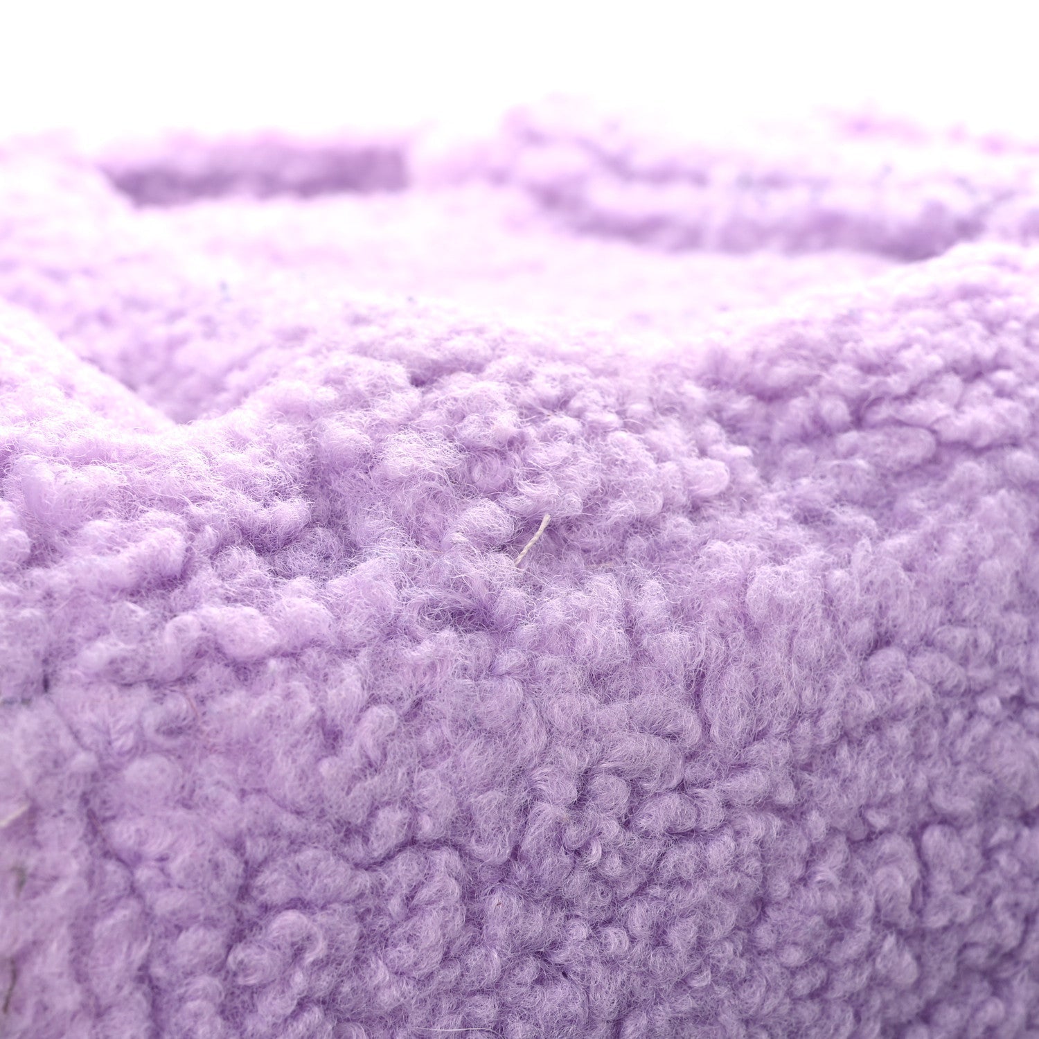 Polyester Cotton Small The Teddy Traveler Tote Bag Lilac