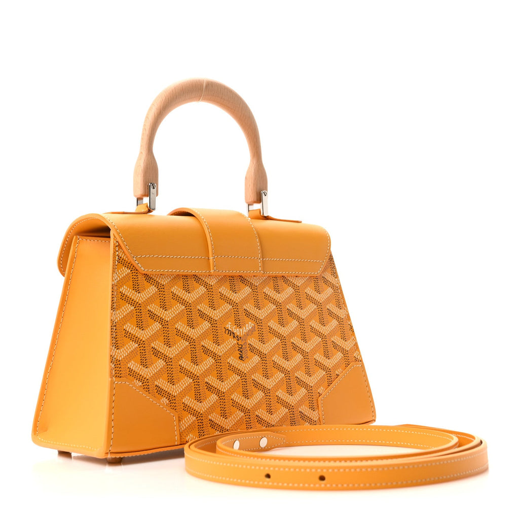 Goyardine Structure Mini Saigon Yellow