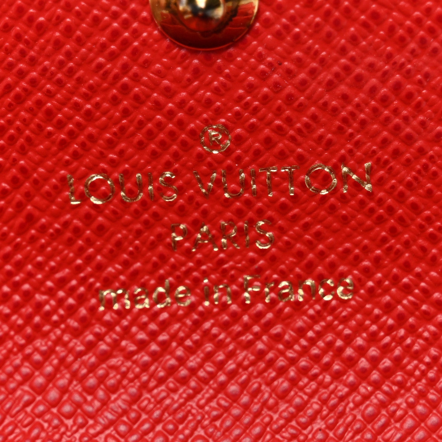Monogram Sarah Multicartes Coquelicot