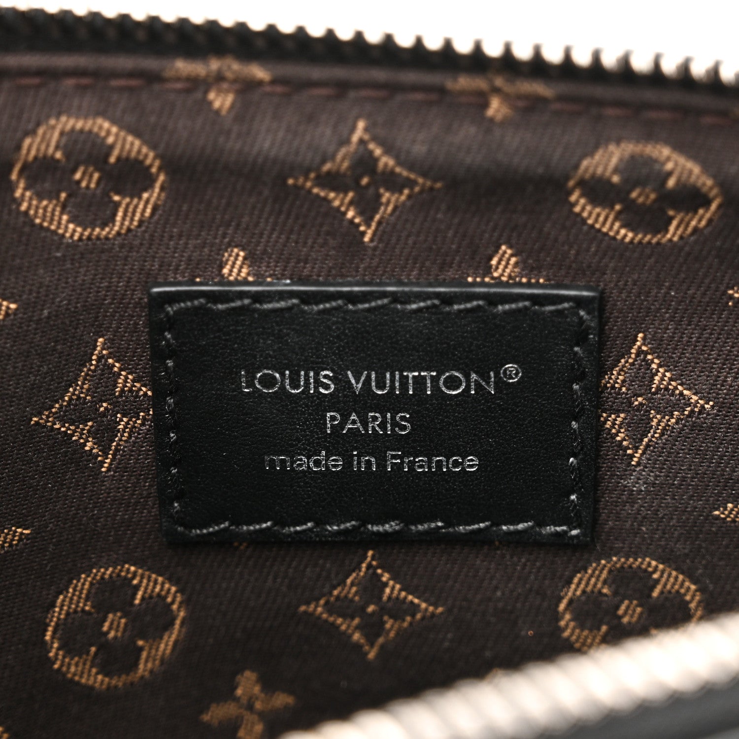 Pixel Lambskin LV Biker PM Black