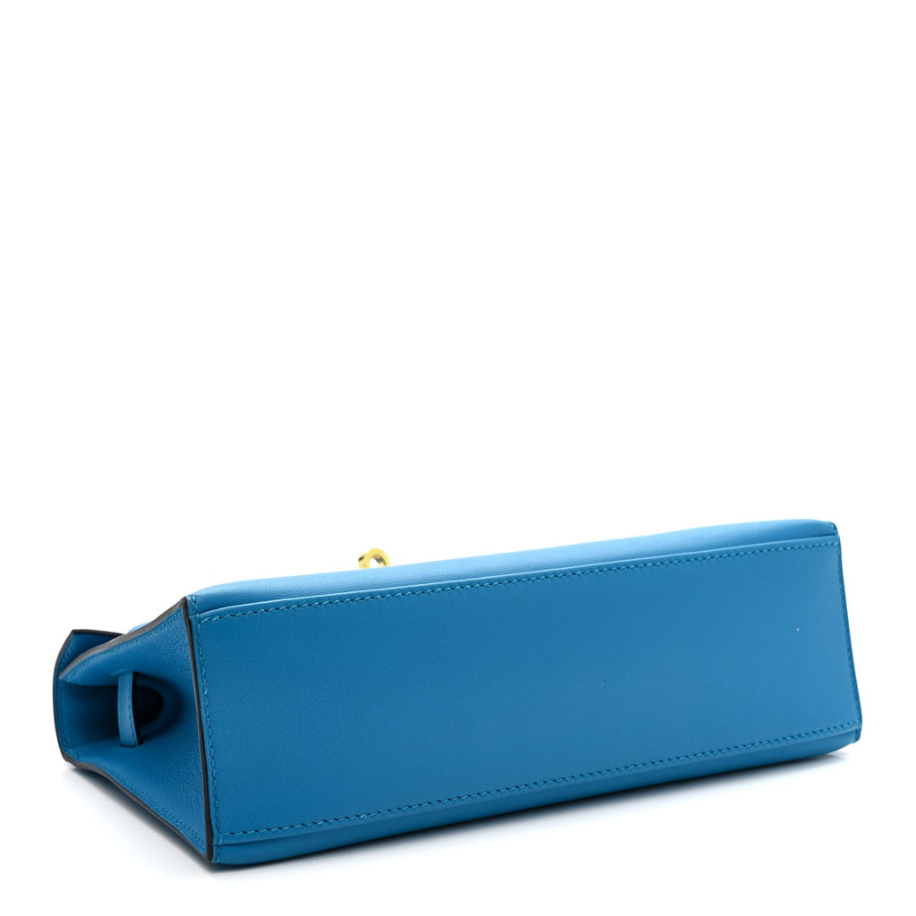 Swift Kelly Pochette Clutch Bleu Frida