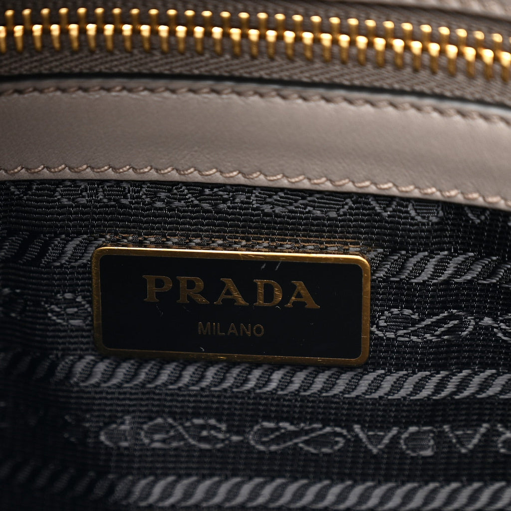 Saffiano Soft Calfskin Tote Argilla