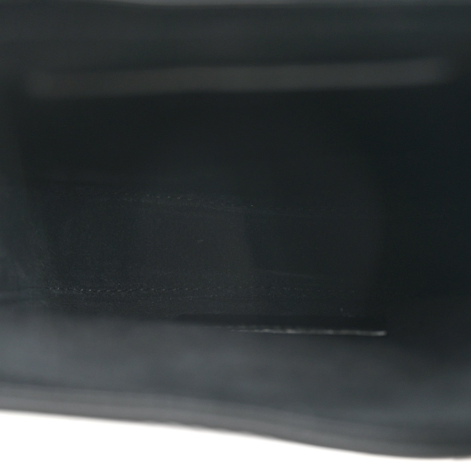 Patent Calfskin Mini Le 5 A 7 Vertical Hobo Black