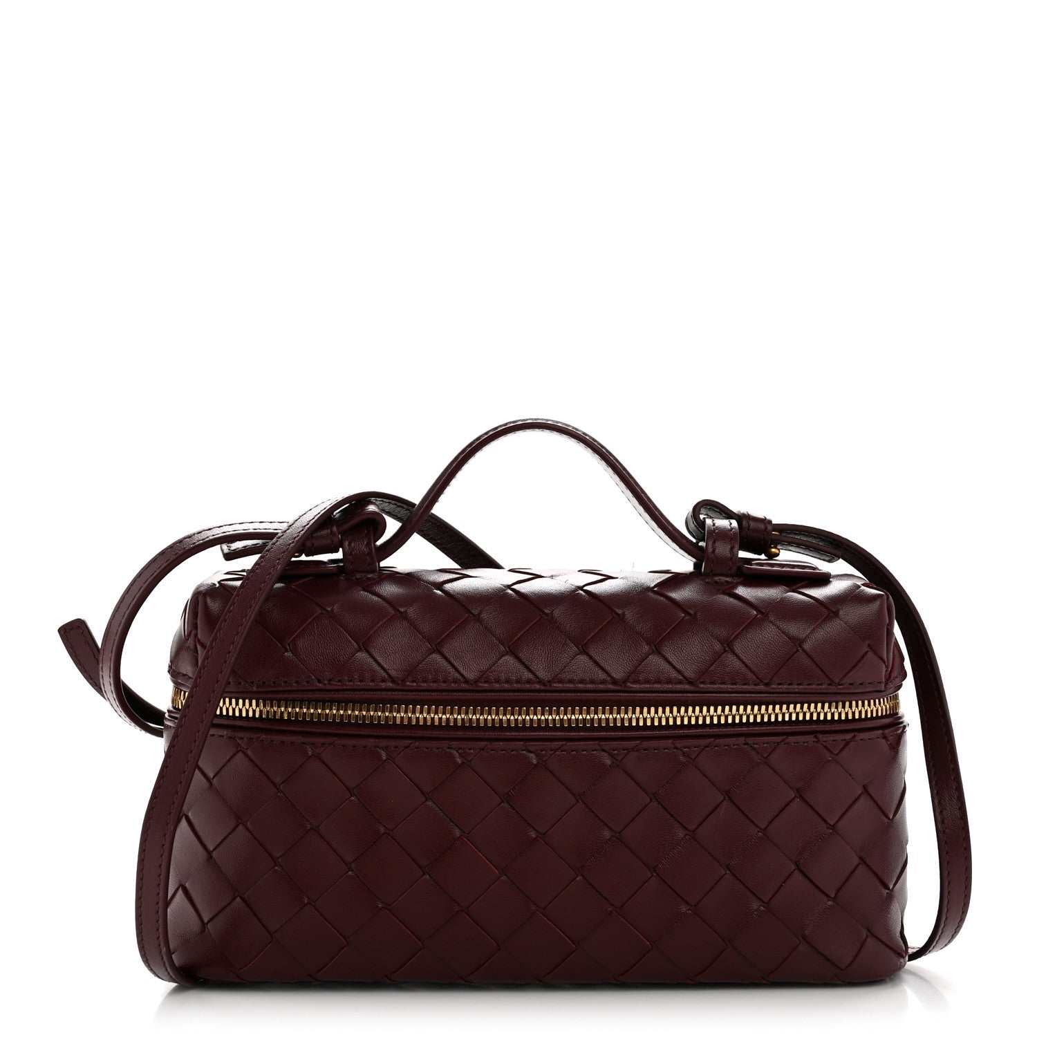 Nappa Intrecciato Bang Bang Vanity Case Barolo