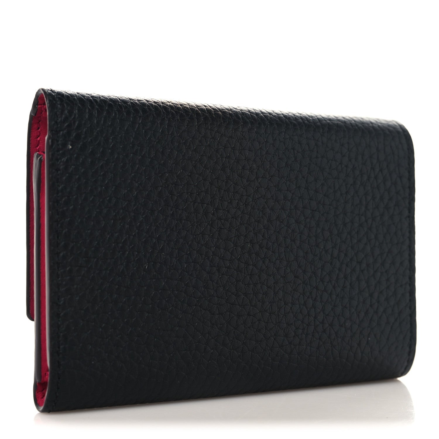 Taurillon Capucines Compact Wallet Black