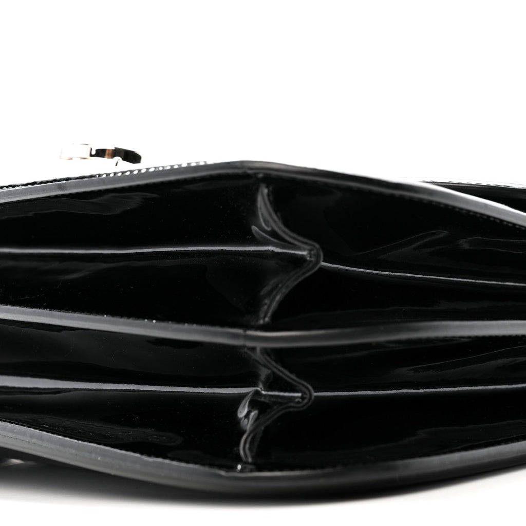 Patent Jody Shoulder Bag Black