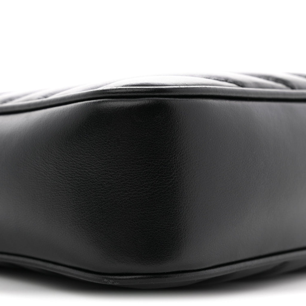 Calfskin Matelasse Monogram Monochrome Lou Camera Bag Black