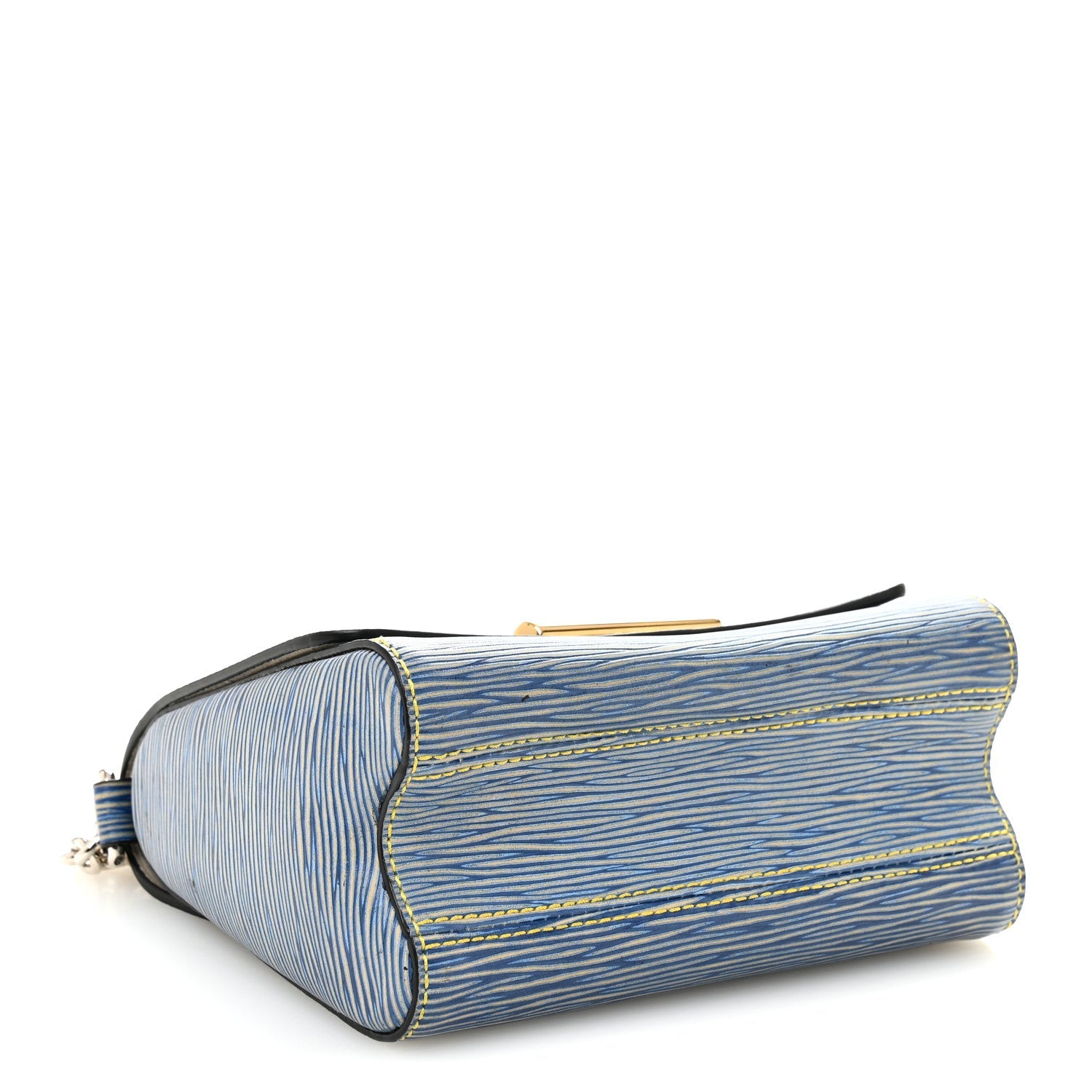 Epi Twist Shoulder Bag PM Denim Light