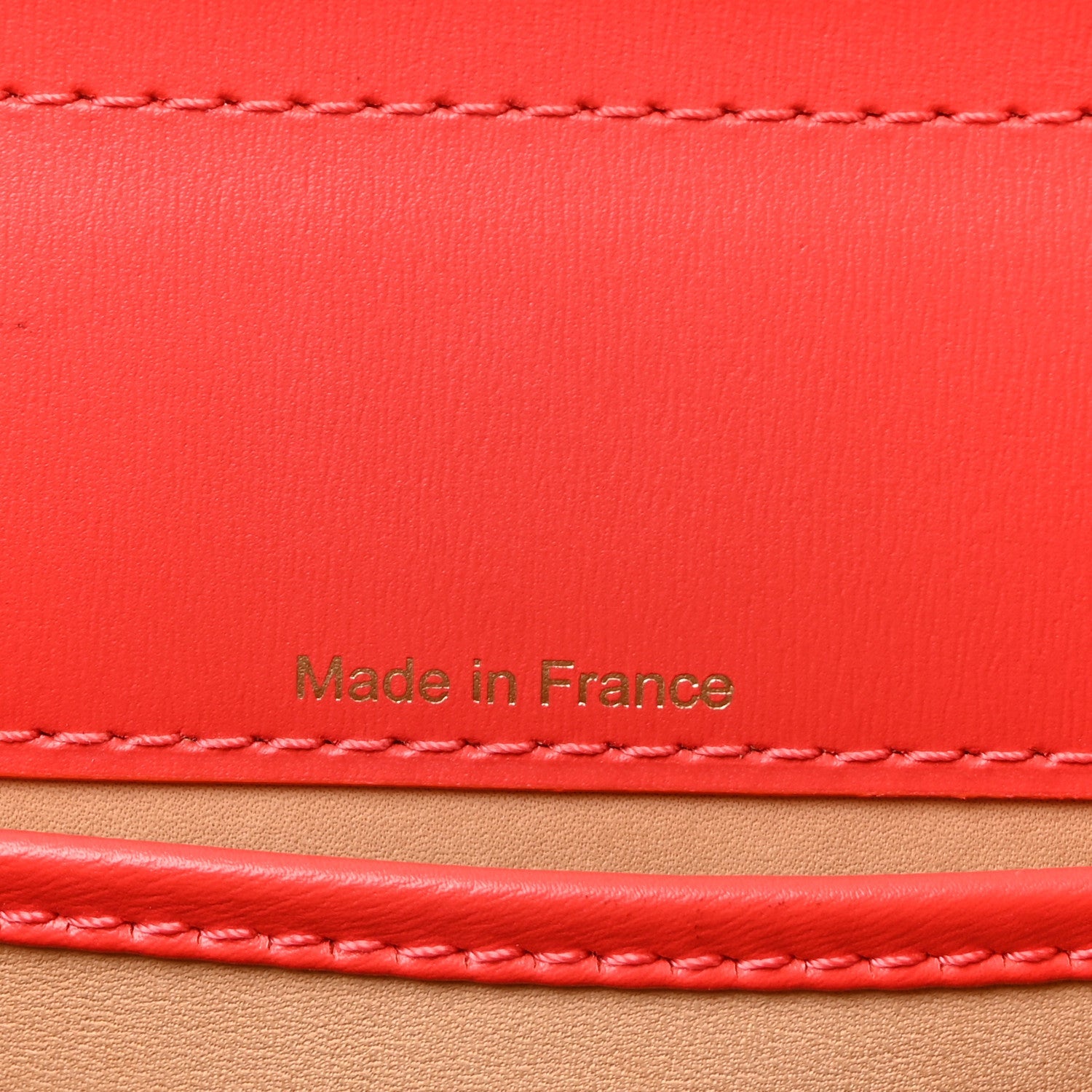 Box Calfskin Mini Brillant Satchel Coral