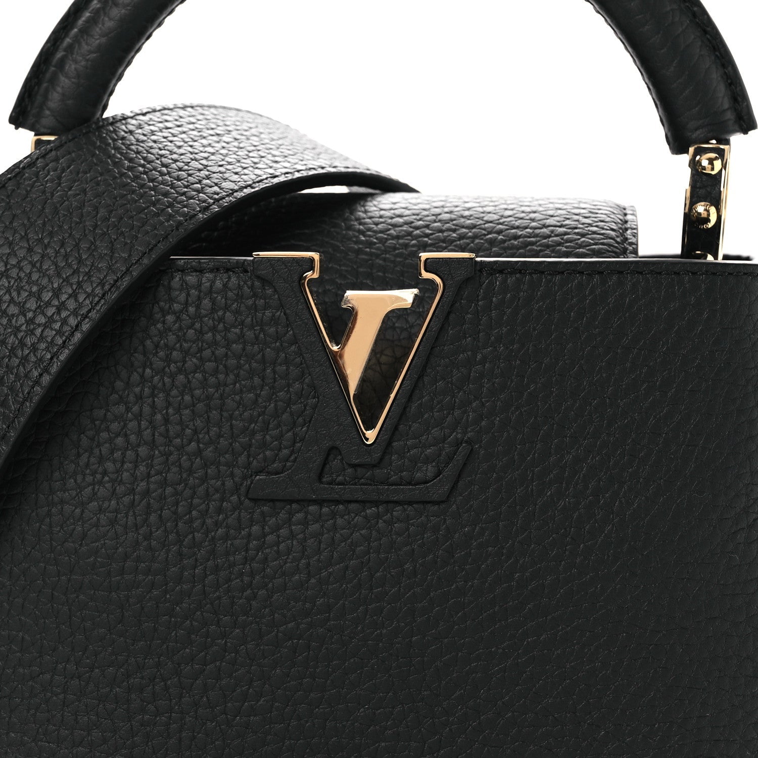 Taurillon Mini Capucines Black