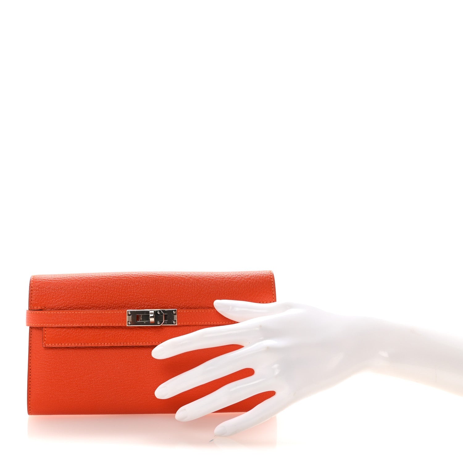 Chevre Mysore Kelly Longue Wallet Feu