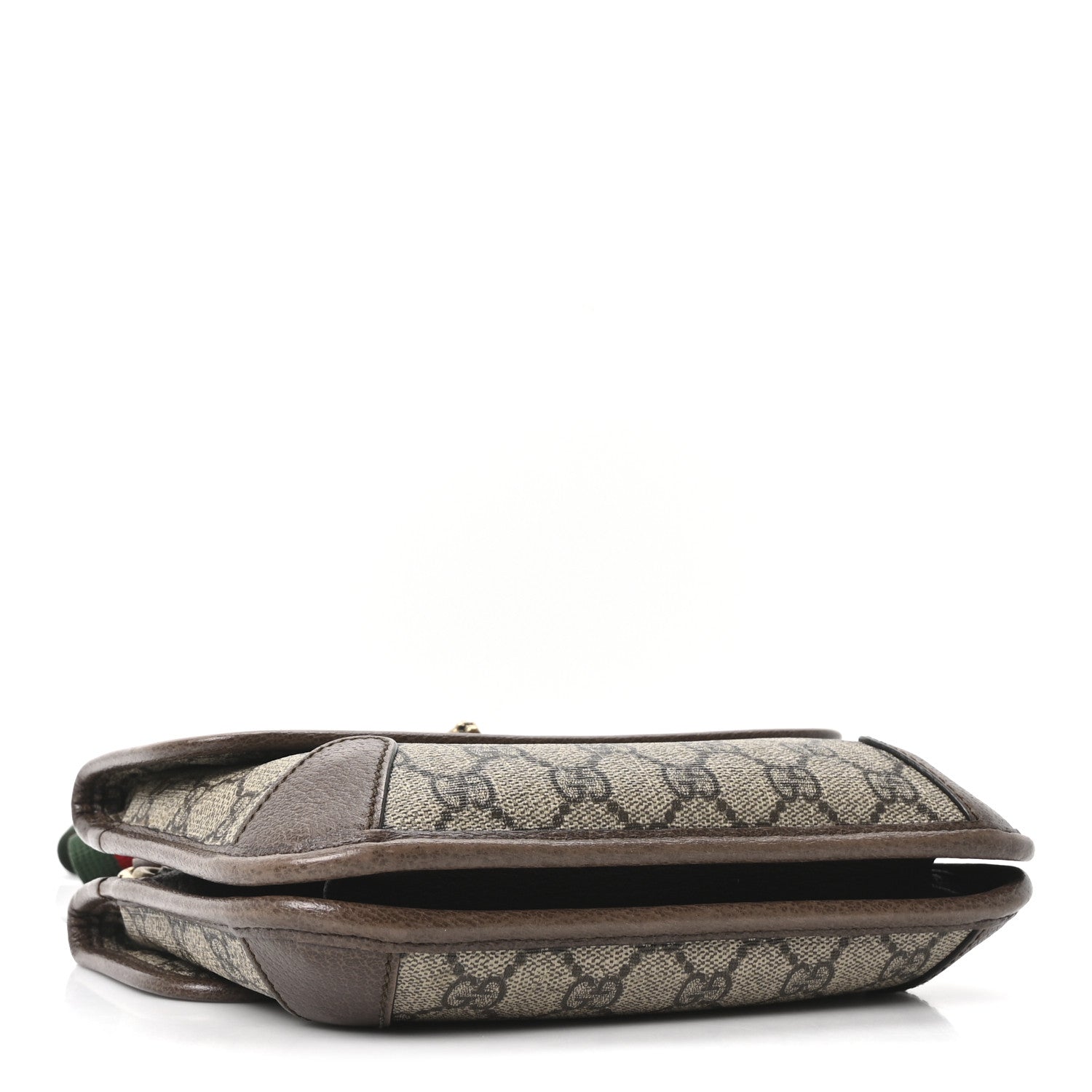 GG Supreme Monogram Web Small Neo Vintage Double Flap Messenger Bag Beige New Acero