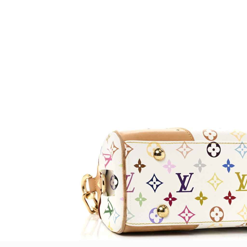Monogram Multicolor Beverly MM White