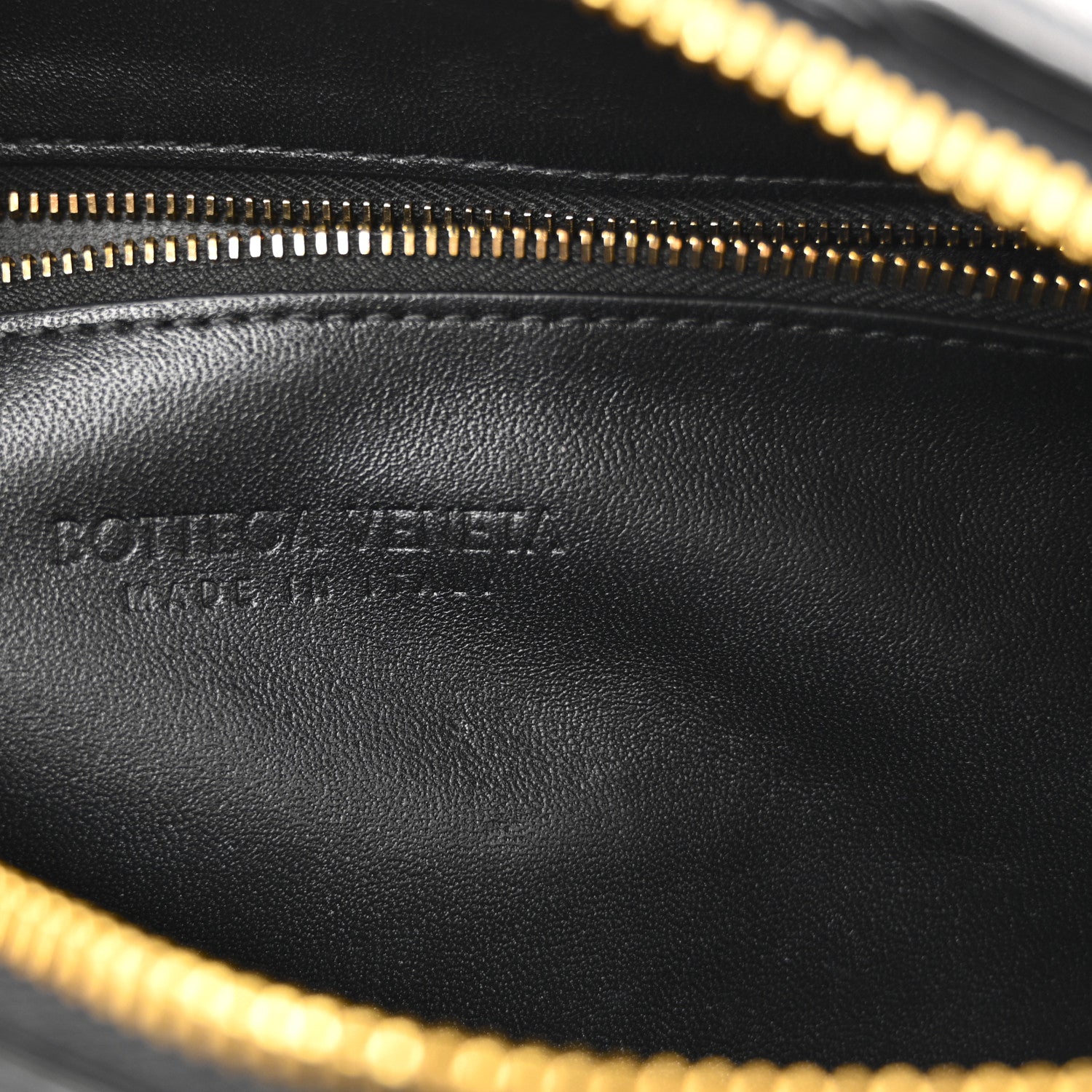 Lambskin Maxi Intrecciato Brick Cassette Bag Black