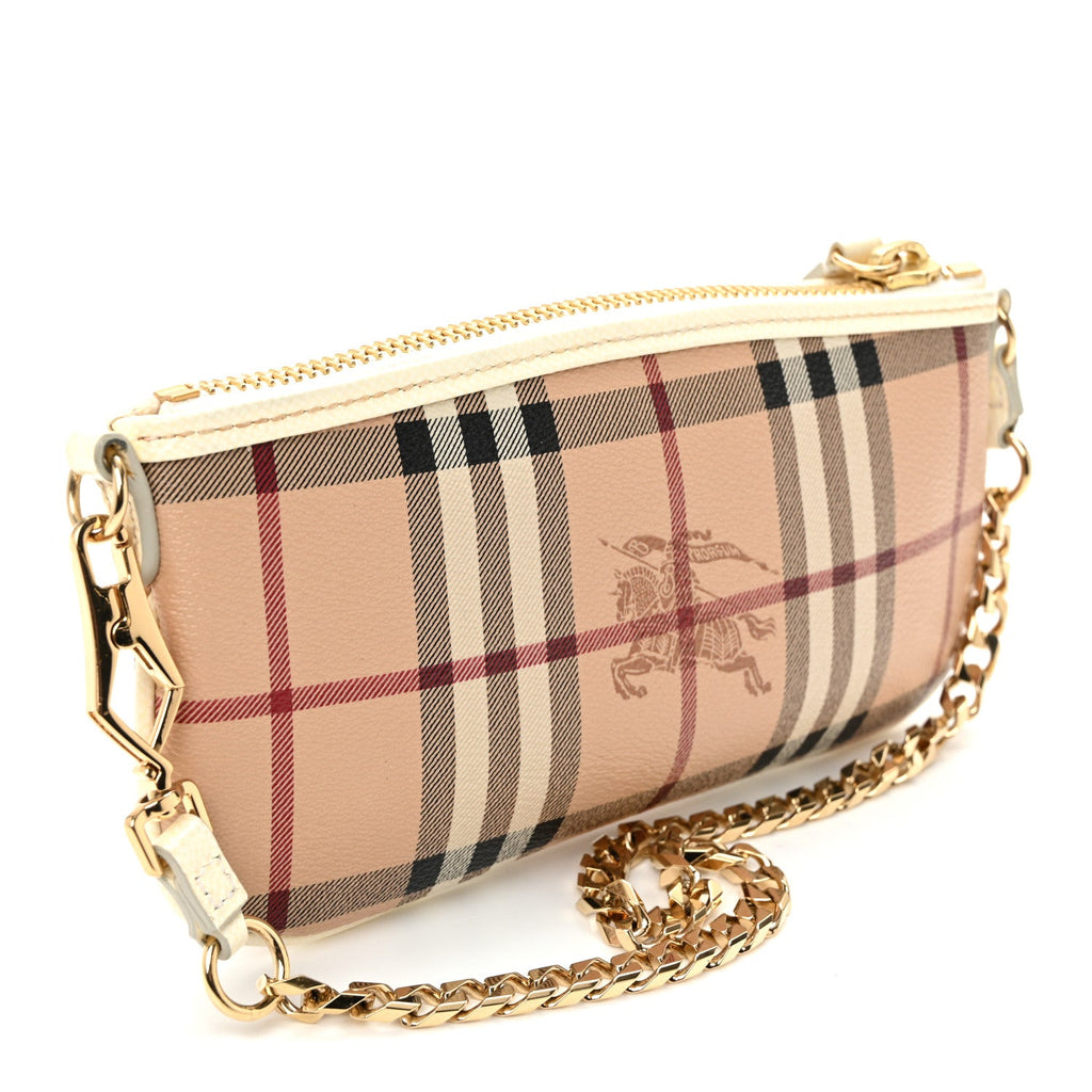 Haymarket Check Pochette White