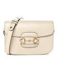 Azalea Calfskin Horsebit 1955 Shoulder Bag Mystic White