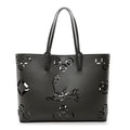 Calfskin Paris CL Logo Perforated Cabata Tote Rocket