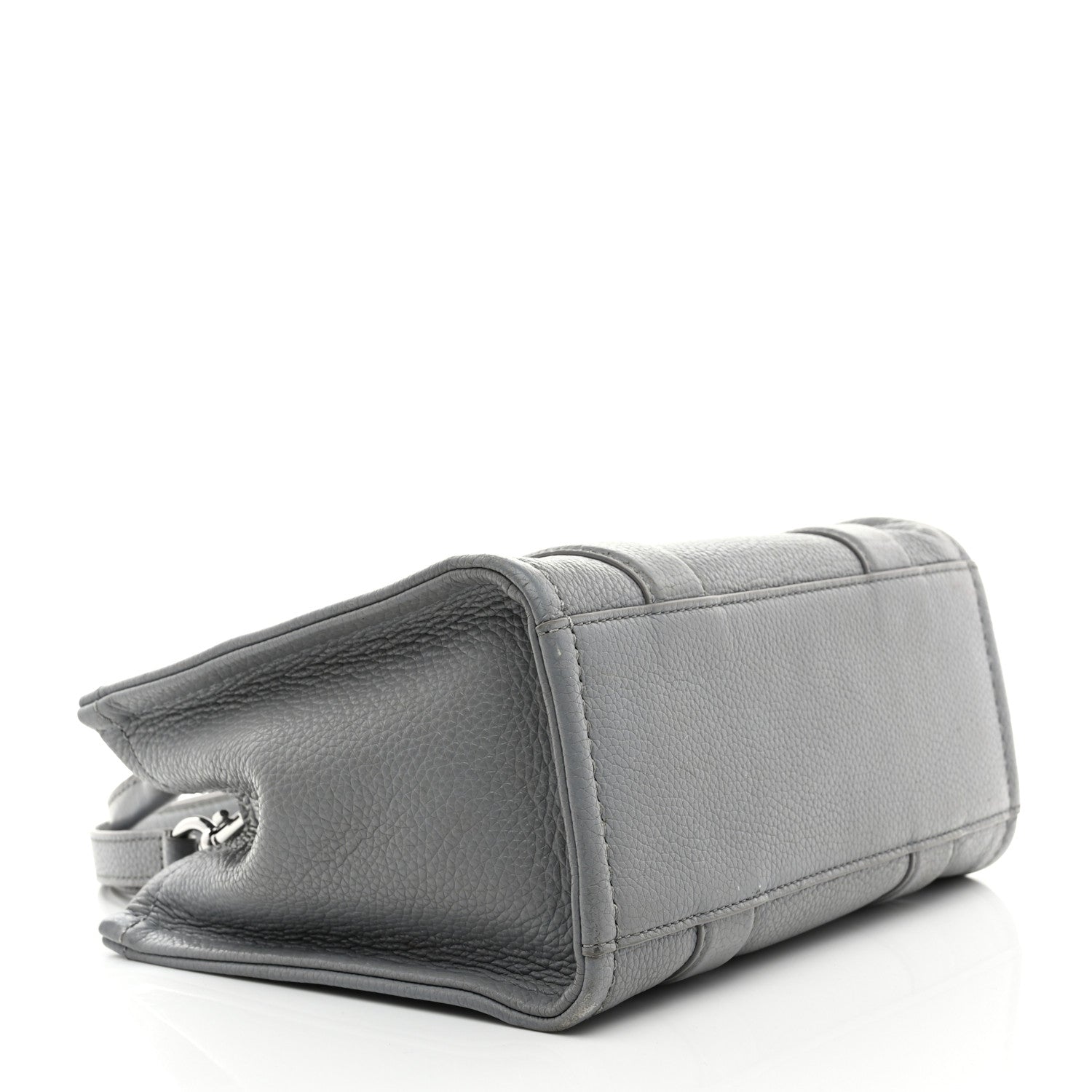 Grained Calfskin Small The Tote Bag Wolf Grey