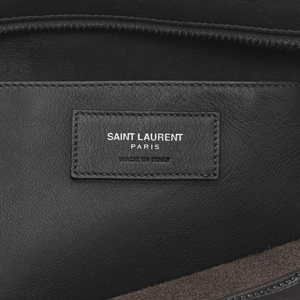Calfskin Small Monogram Cabas Grey