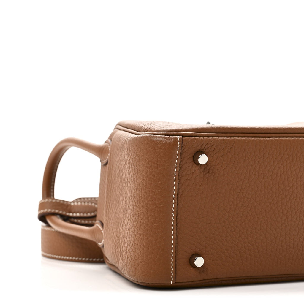 Taurillon Clemence Mini Lindy 20 Gold