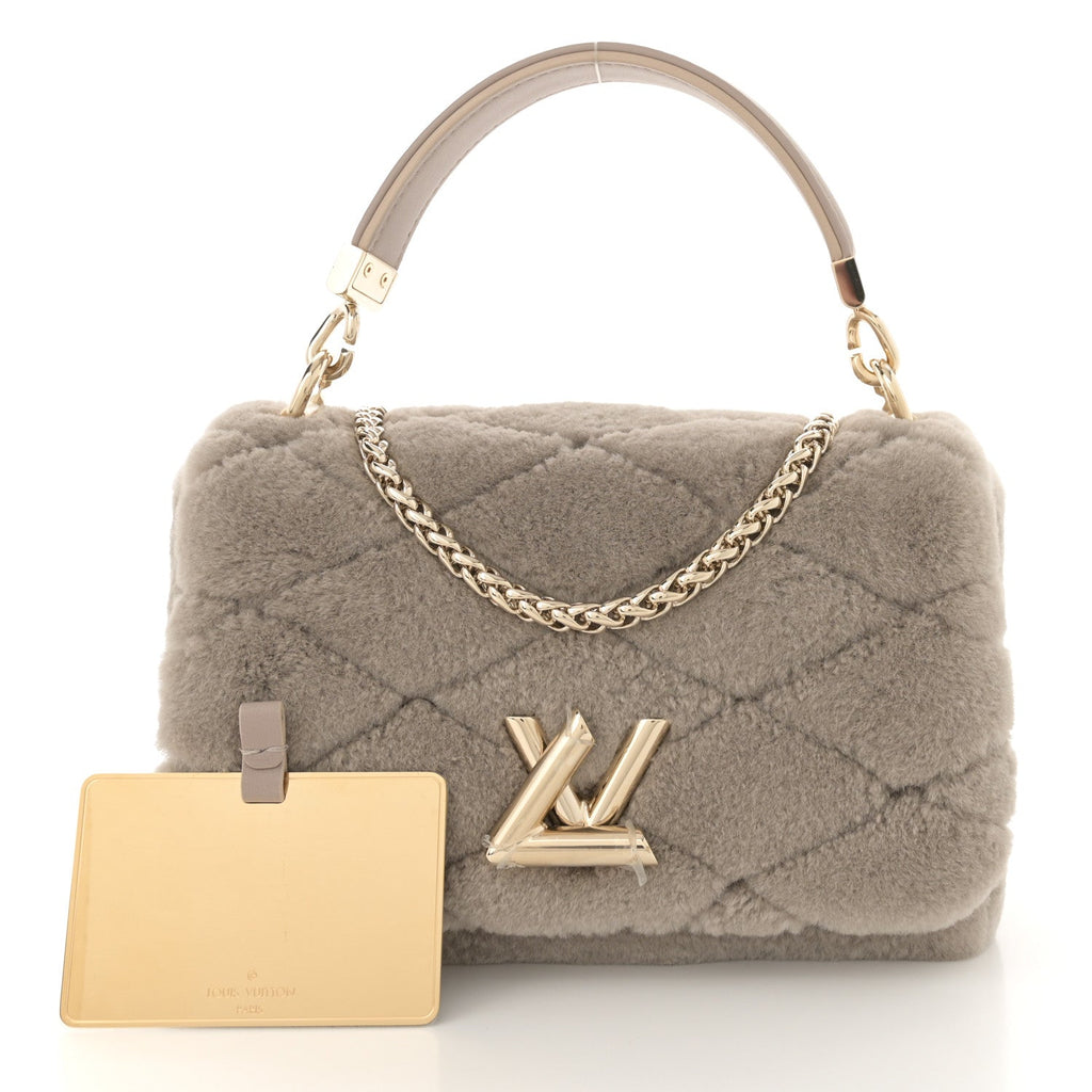 Shearling Malletage Top Handle GO-14 PM Grey