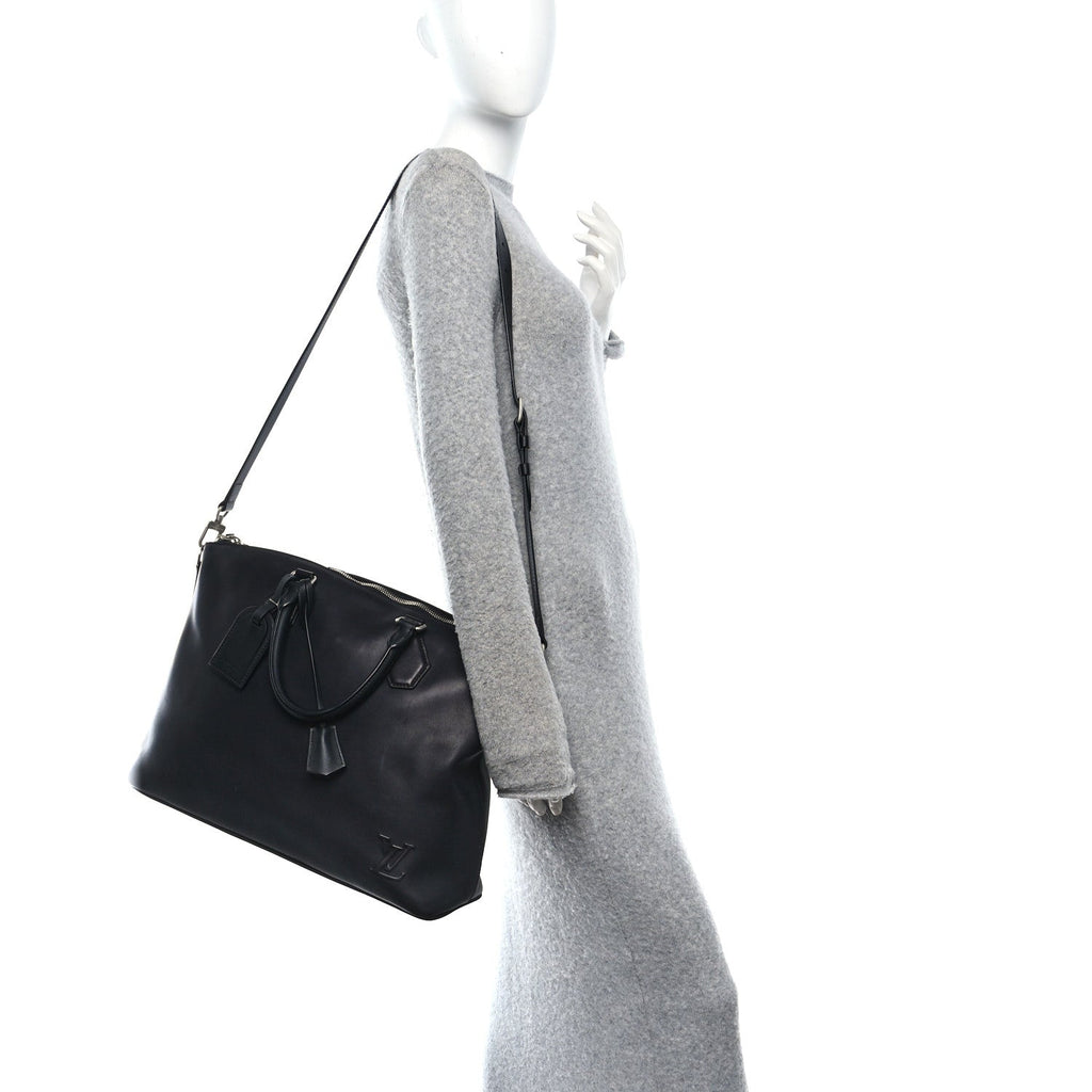 Smooth Millesime Calfskin Lockit MM Black