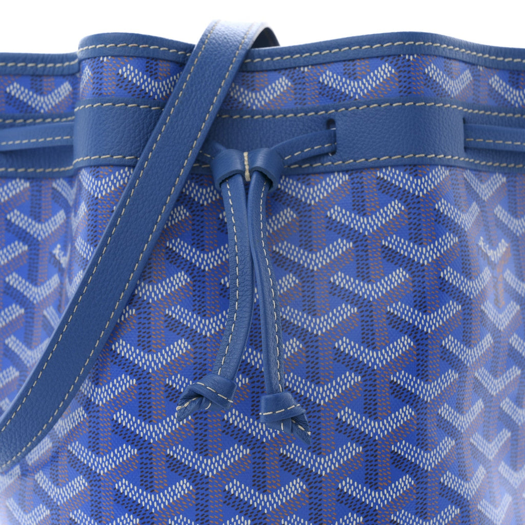 Goyardine Petit Flot Bucket Bag PM Sky Morning