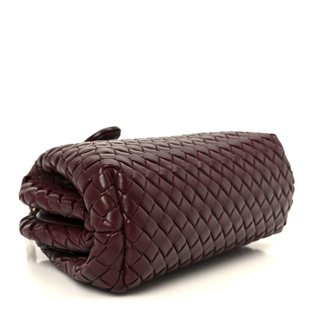 Nappa Intrecciato Teen The Lauren 1980 Clutch With Chain Barolo