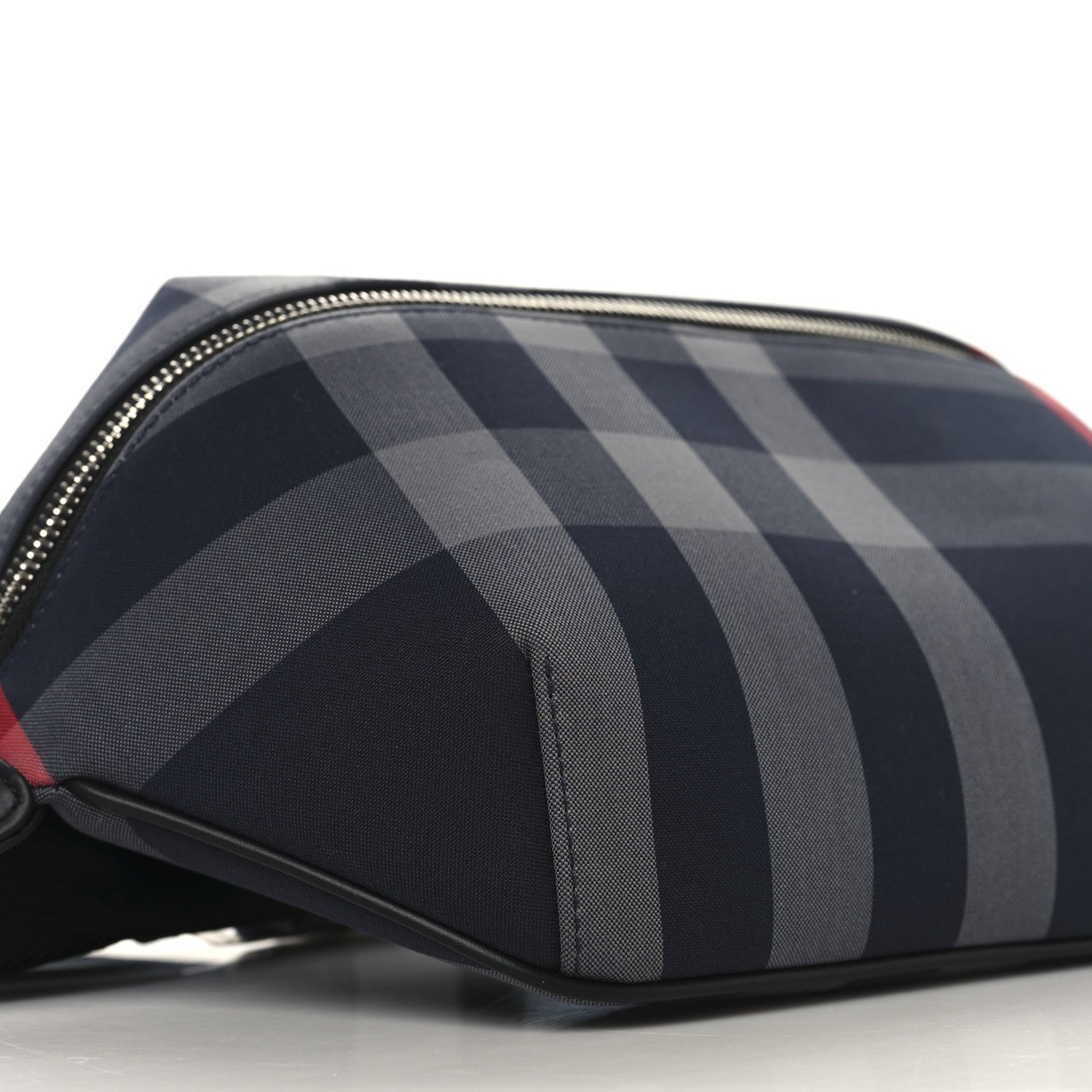 House Check Sonny Bum Bag Navy Grey