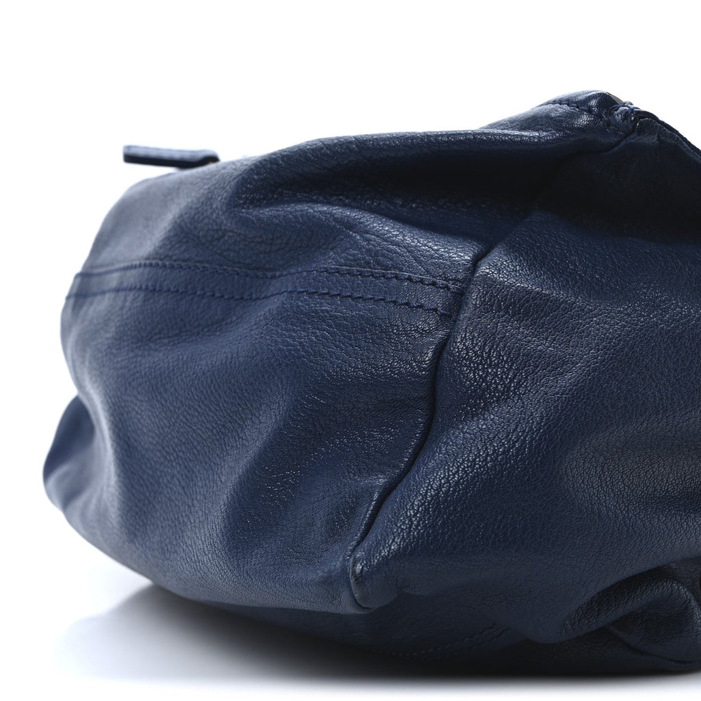 Sugar Goatskin Medium Pandora Deep Blue