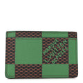 Damier Pop Porte Cartes Simple  Holder Green