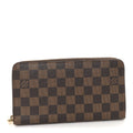 Damier Ebene Zippy Organizer Wallet