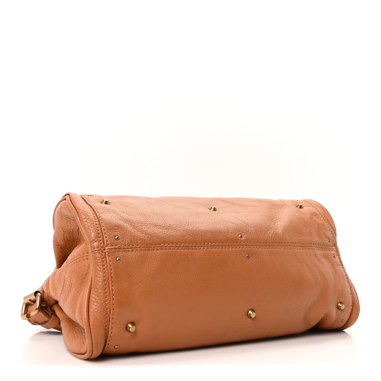 Calfskin Medium Paddington Satchel Tan