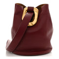 Nappa Drop Bucket Bag Bordeaux